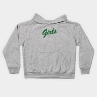 Girls - green Kids Hoodie